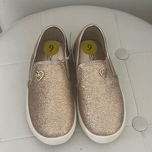 Michael Kors Gold Glitter Sneakers